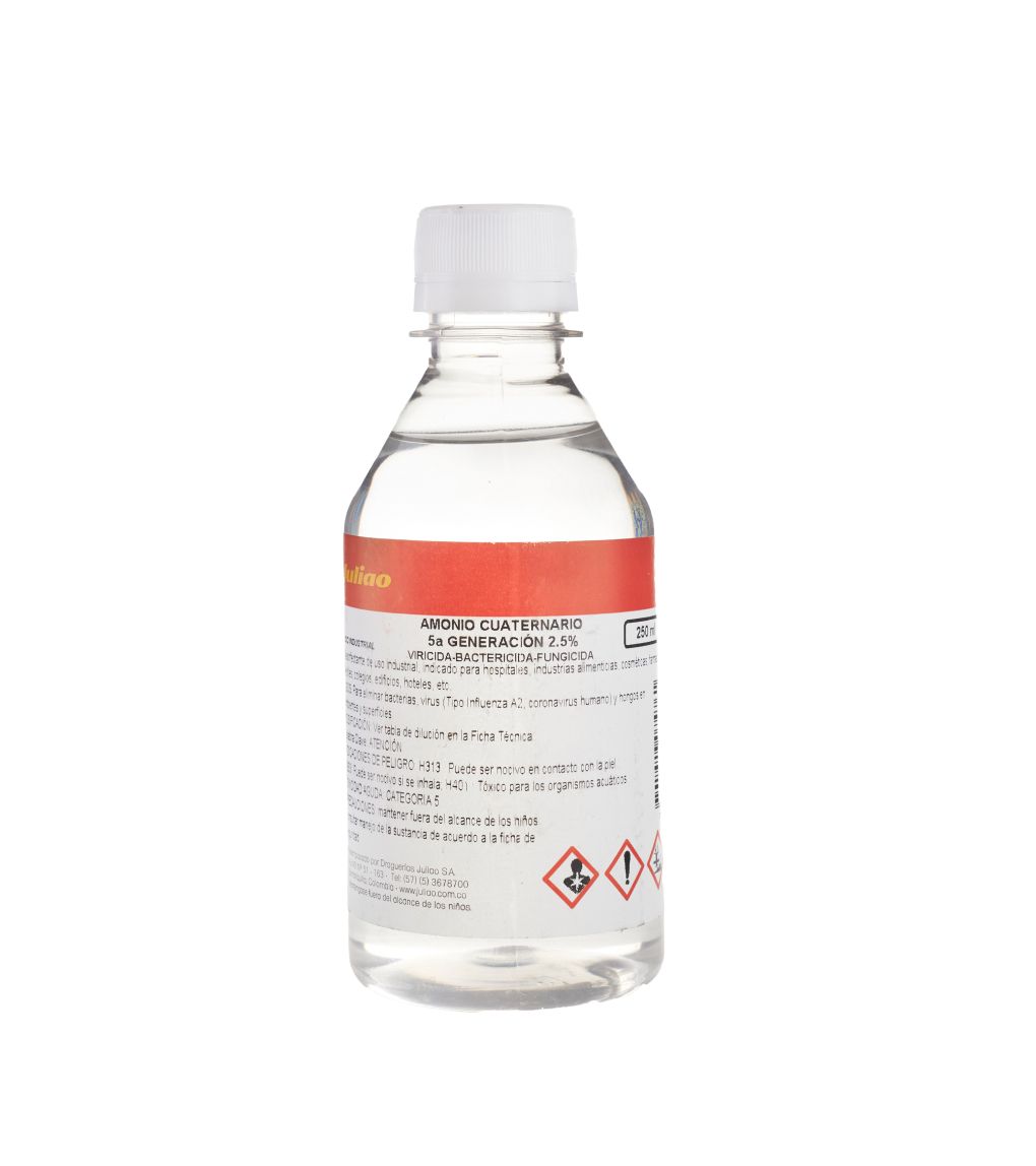 Amonio Cuaternario 5ta Gen. 2.5% 250 Ml